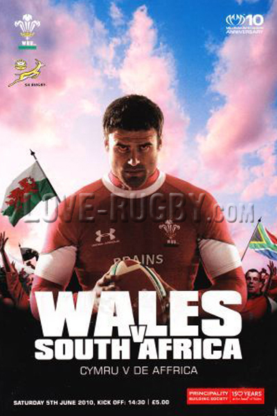 2010 Wales v South Africa  Rugby Programme